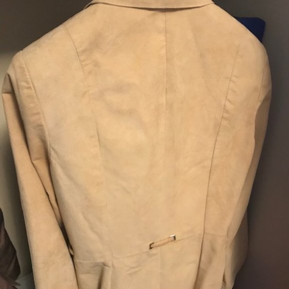 Vintage Danier Honey Tan Leather Jacket - Size 8 - Picture 5 of 16